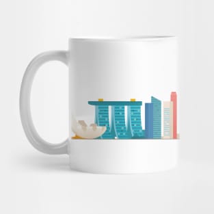 Singapore skyline. Mug